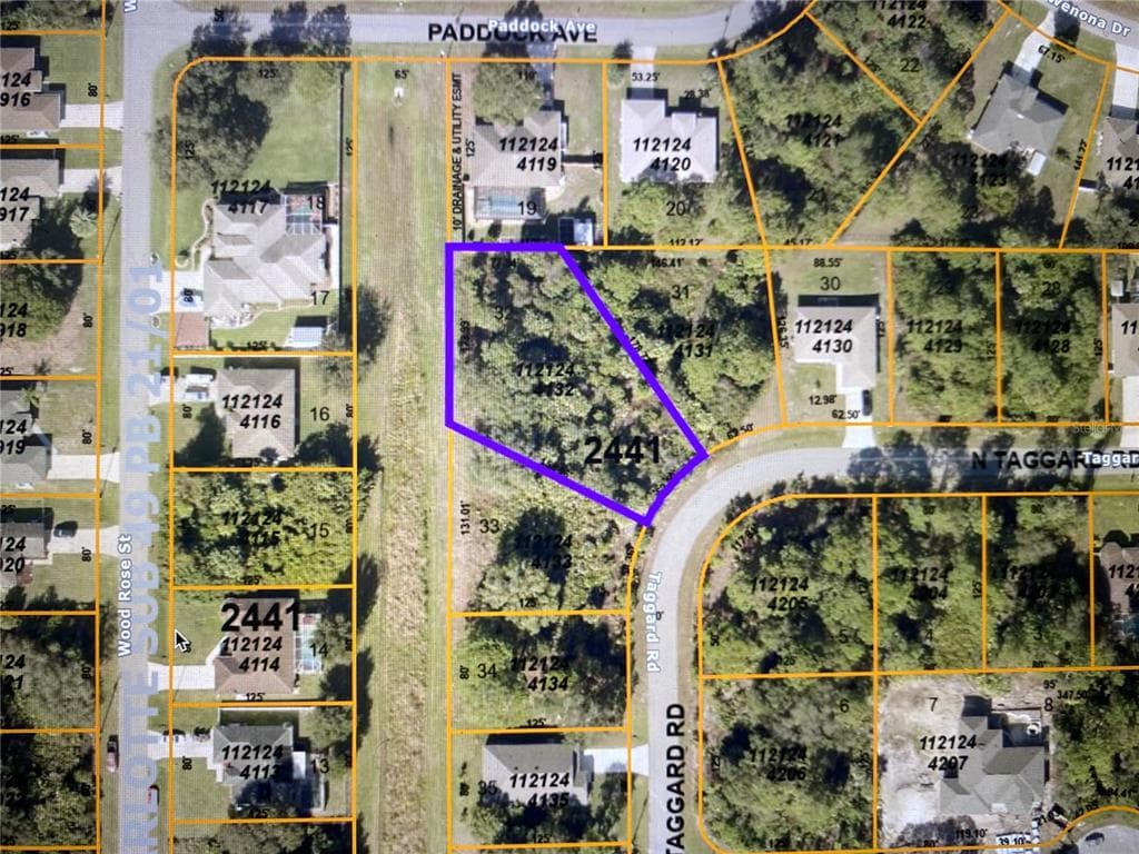 W TAGGARD ROAD NORTH PORT, FL 34288
