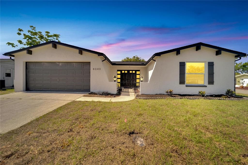 8040 PENWOOD DRIVE PORT RICHEY, FL 34668