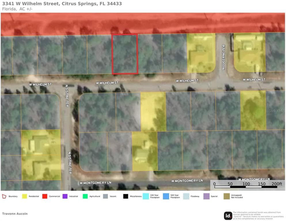 3341 W WILHELM STREET CITRUS SPRINGS, FL 34433