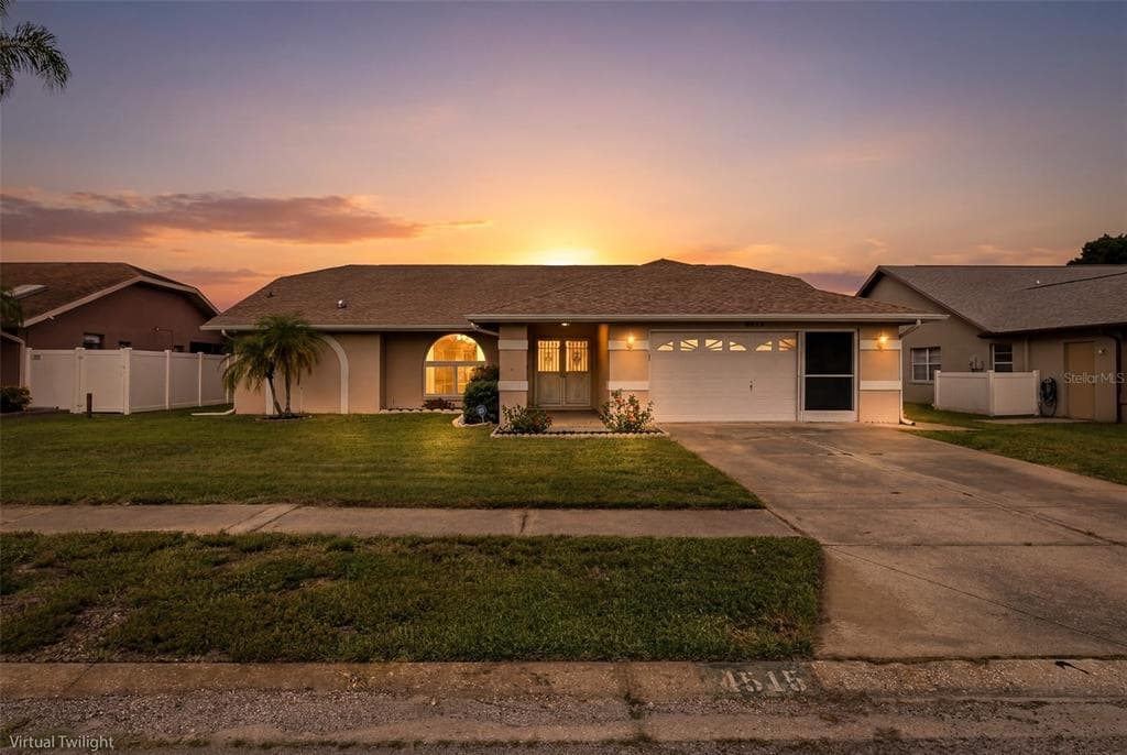 4515 COUNTY BREEZE DRIVE NEW PORT RICHEY, FL 34653